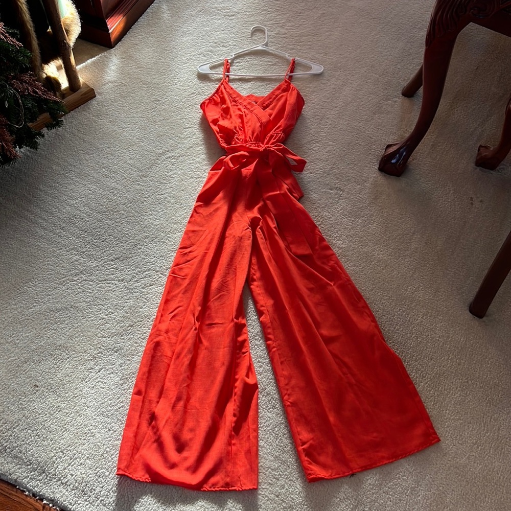 Burnt Orange Jumpsuit